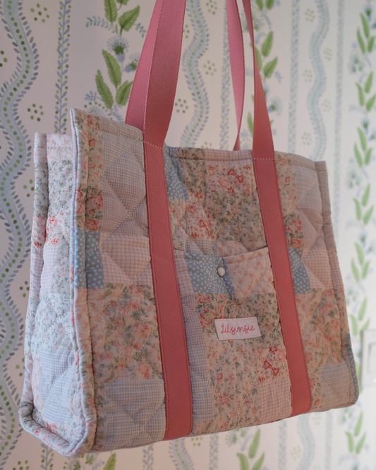 Quilted Book Tote