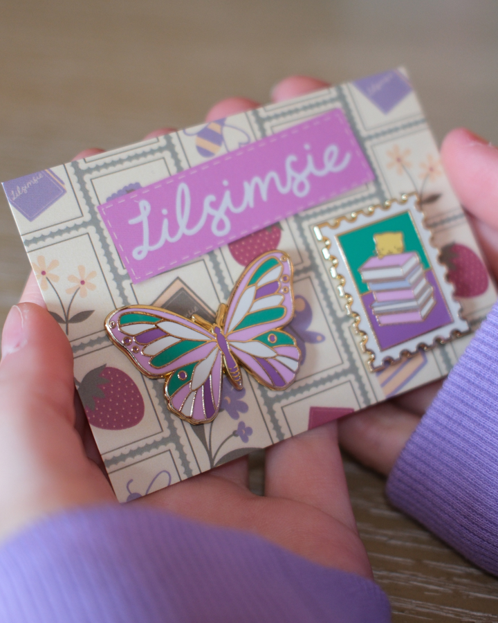 Stamp Enamel Pin Set