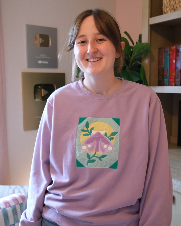 Quilted Moth Crewneck