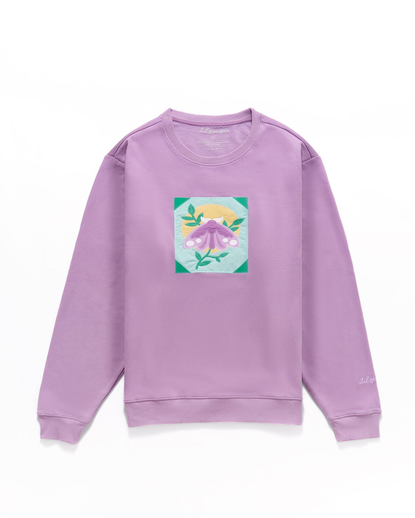 Quilted Moth Crewneck