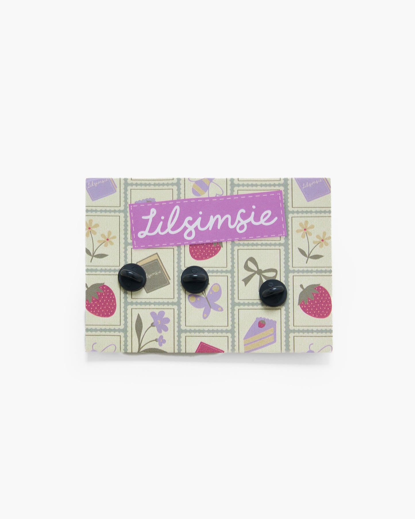 Stamp Enamel Pin Set