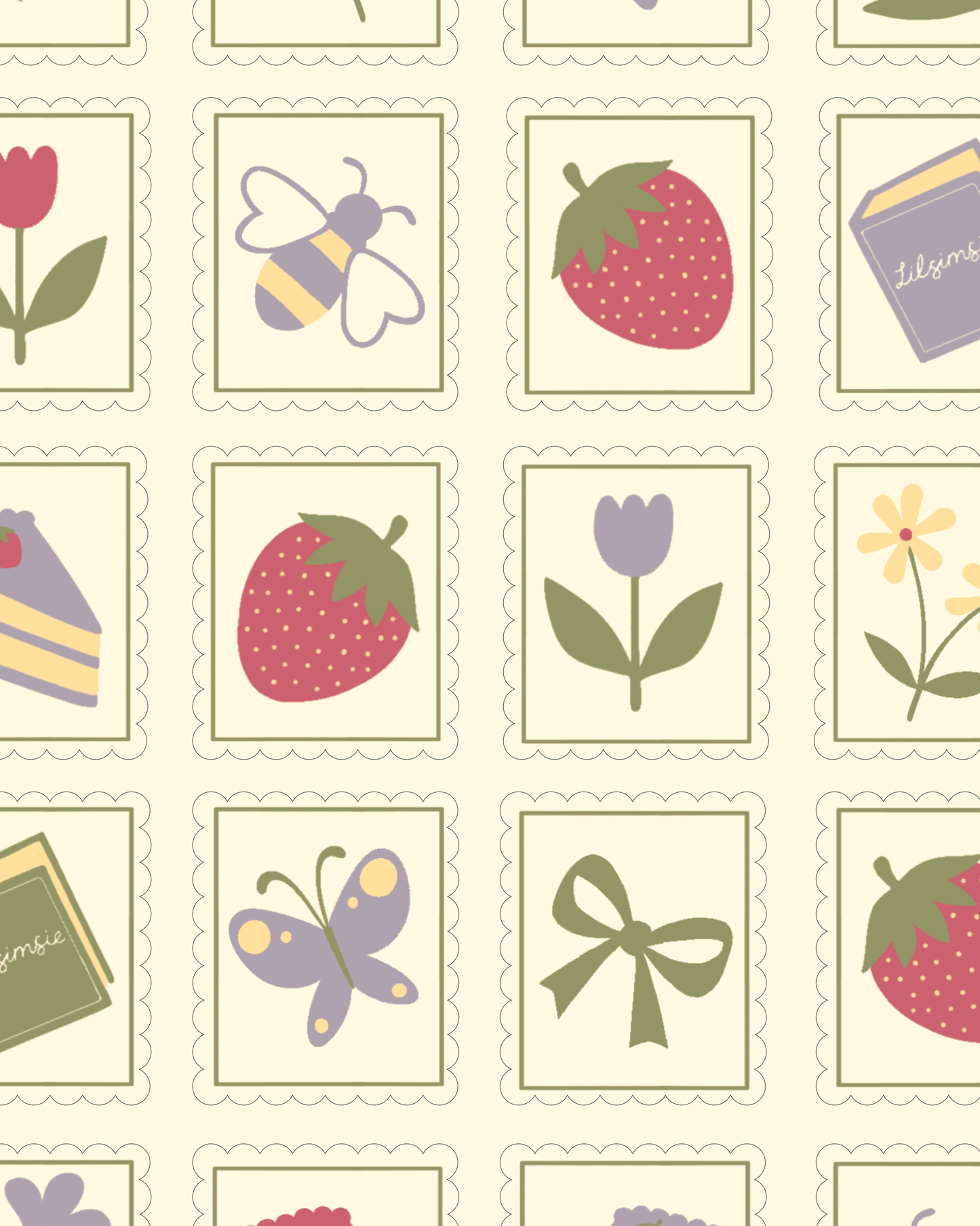 Free Lil Stamp Sheet